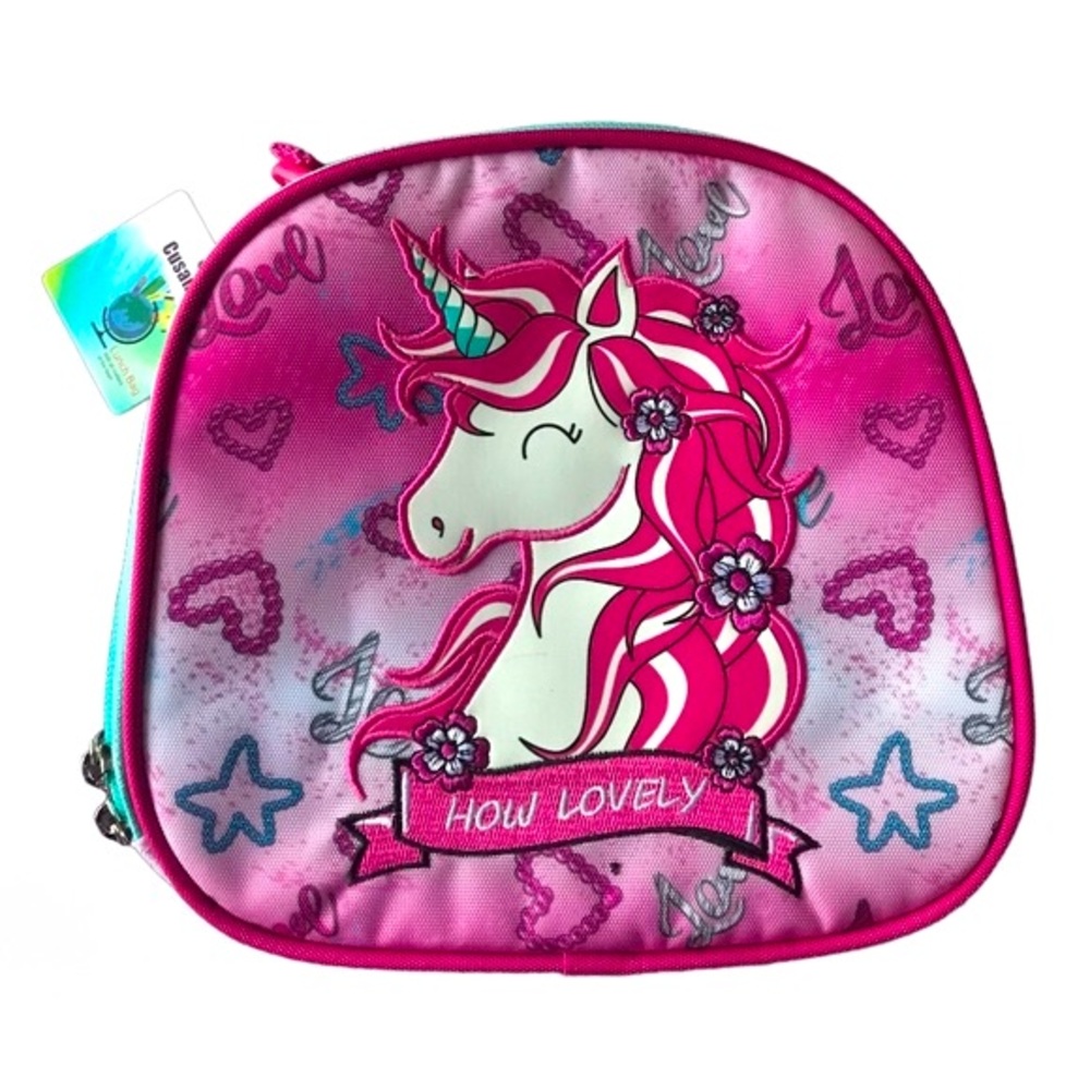 CUSANGEL 2+ "HOW LOVELY" Reusable Insulated Lunch Thermal Cooler Bag
